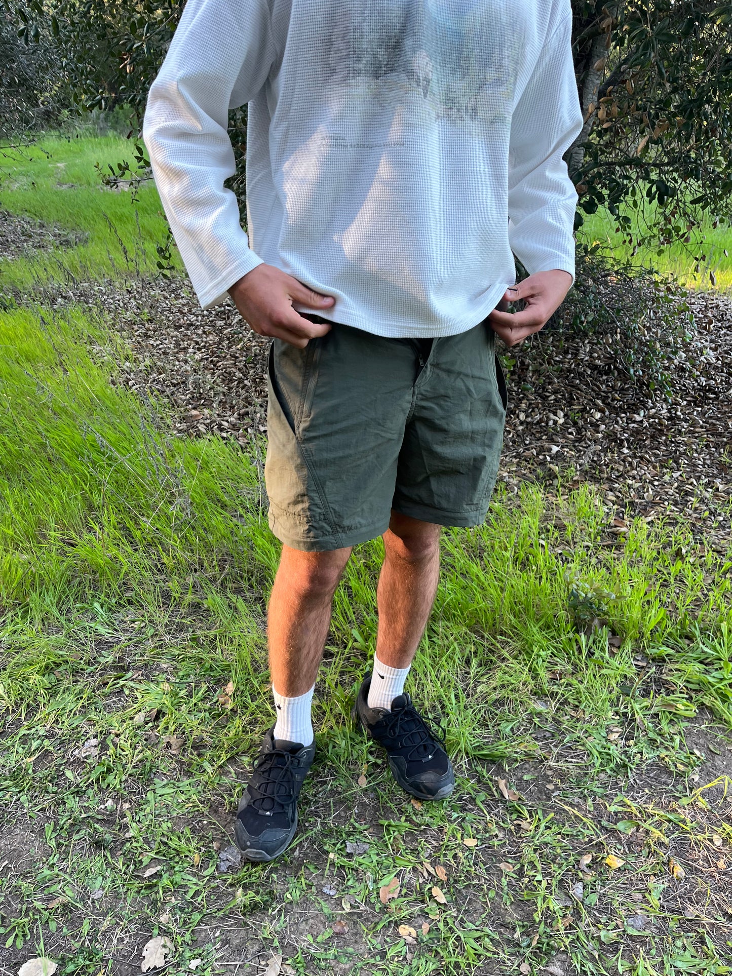 "Switch-Back" Convertible Hiking Pants - Green