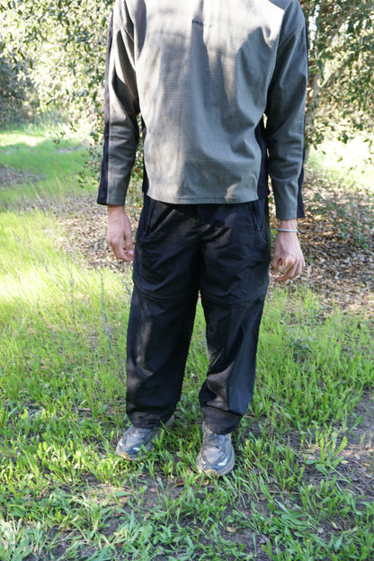 "Switch-Back" Convertible Hiking Pants - Black