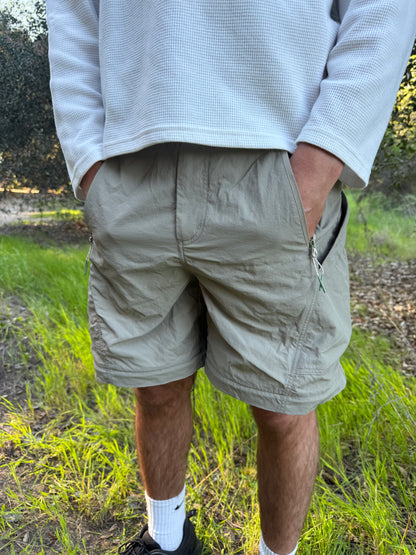"Switch-Back" Convertible Hiking Pants - Khaki