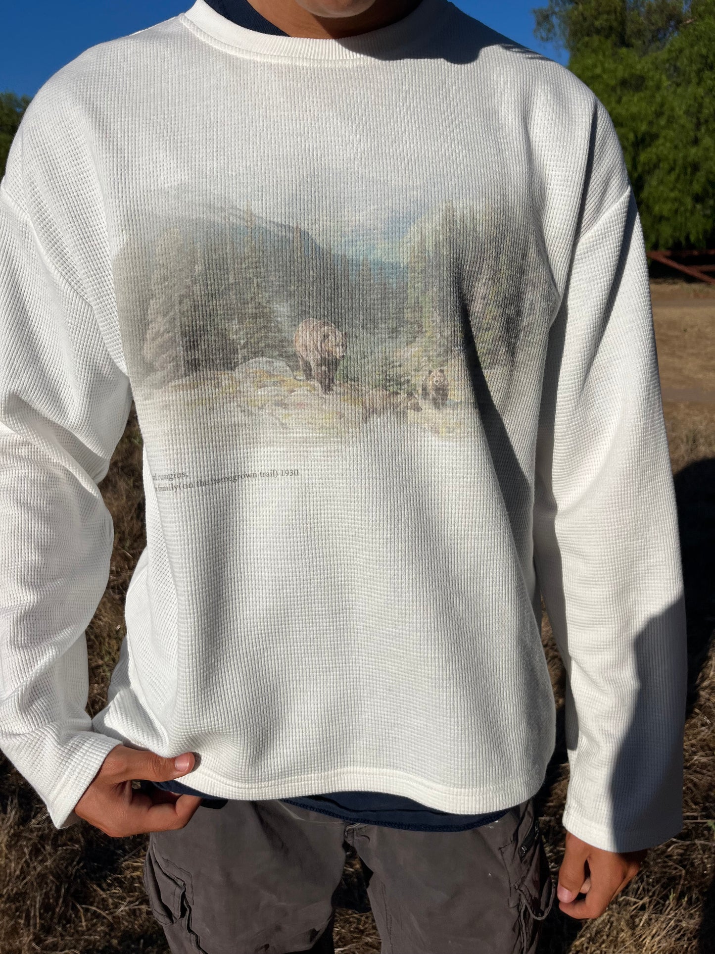 "Bear Family" Thermal Longsleeve