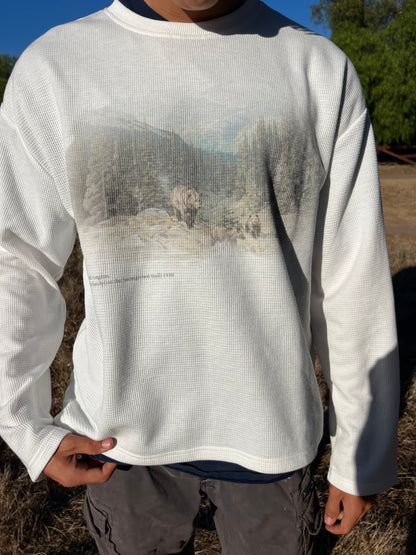 "Bear Family" Thermal Longsleeve